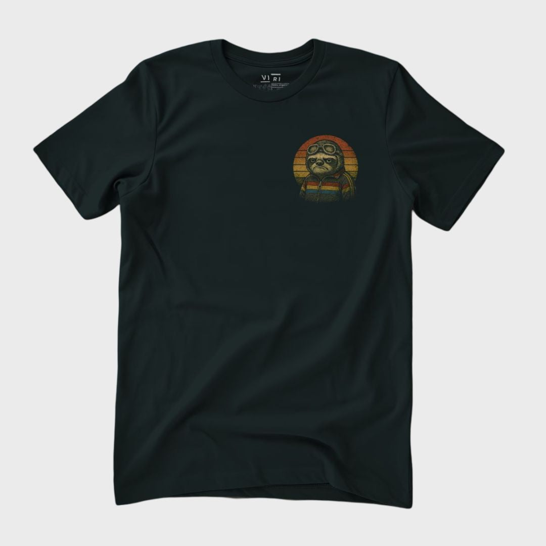 Grumpy Retro Sloth