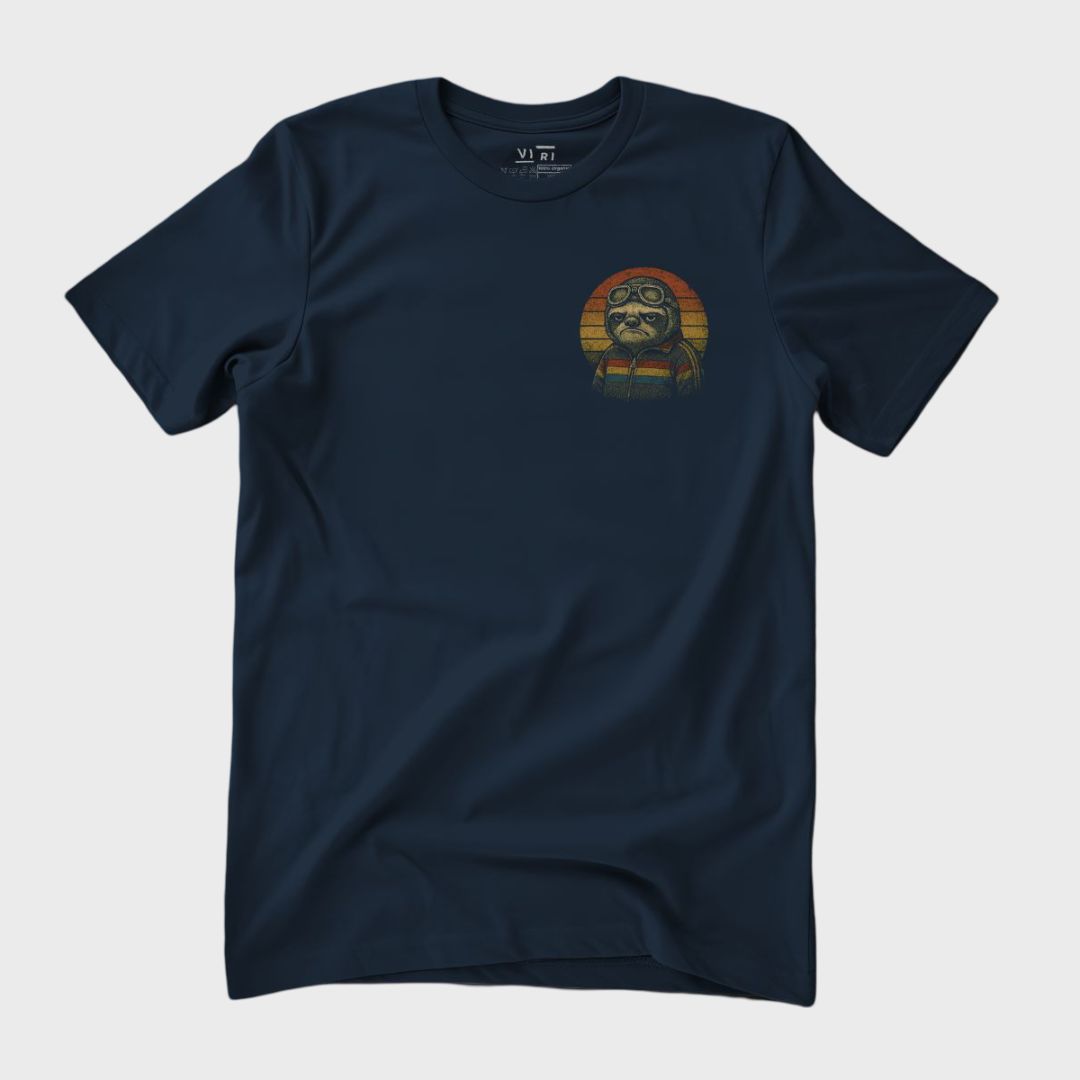 Grumpy Retro Sloth