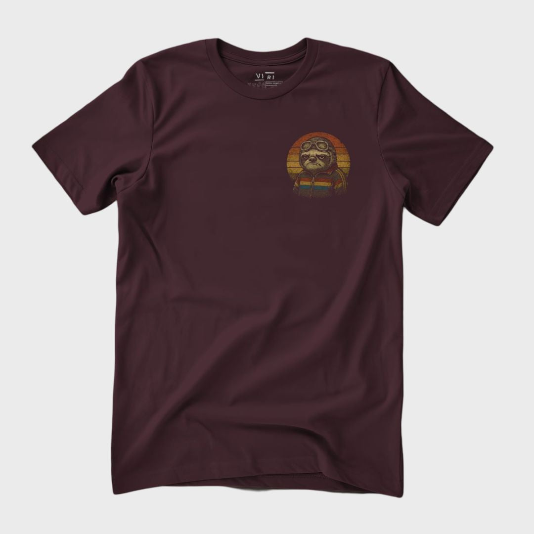 Grumpy Retro Sloth