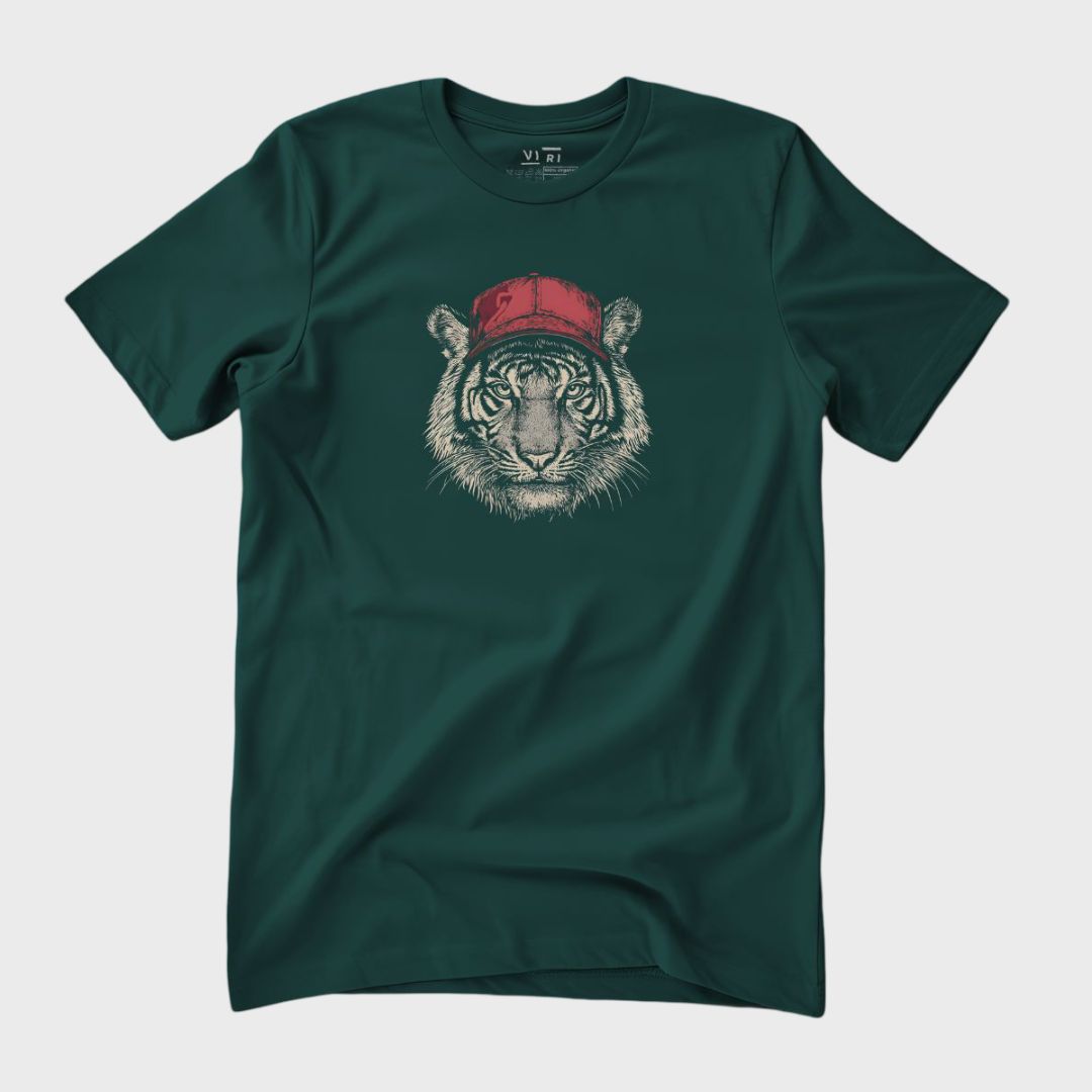 Tiger In A Cap