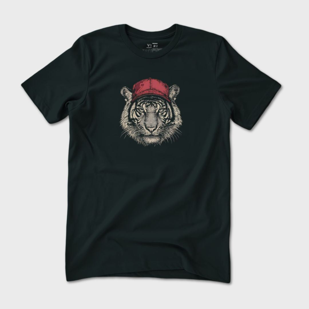Tiger In A Cap