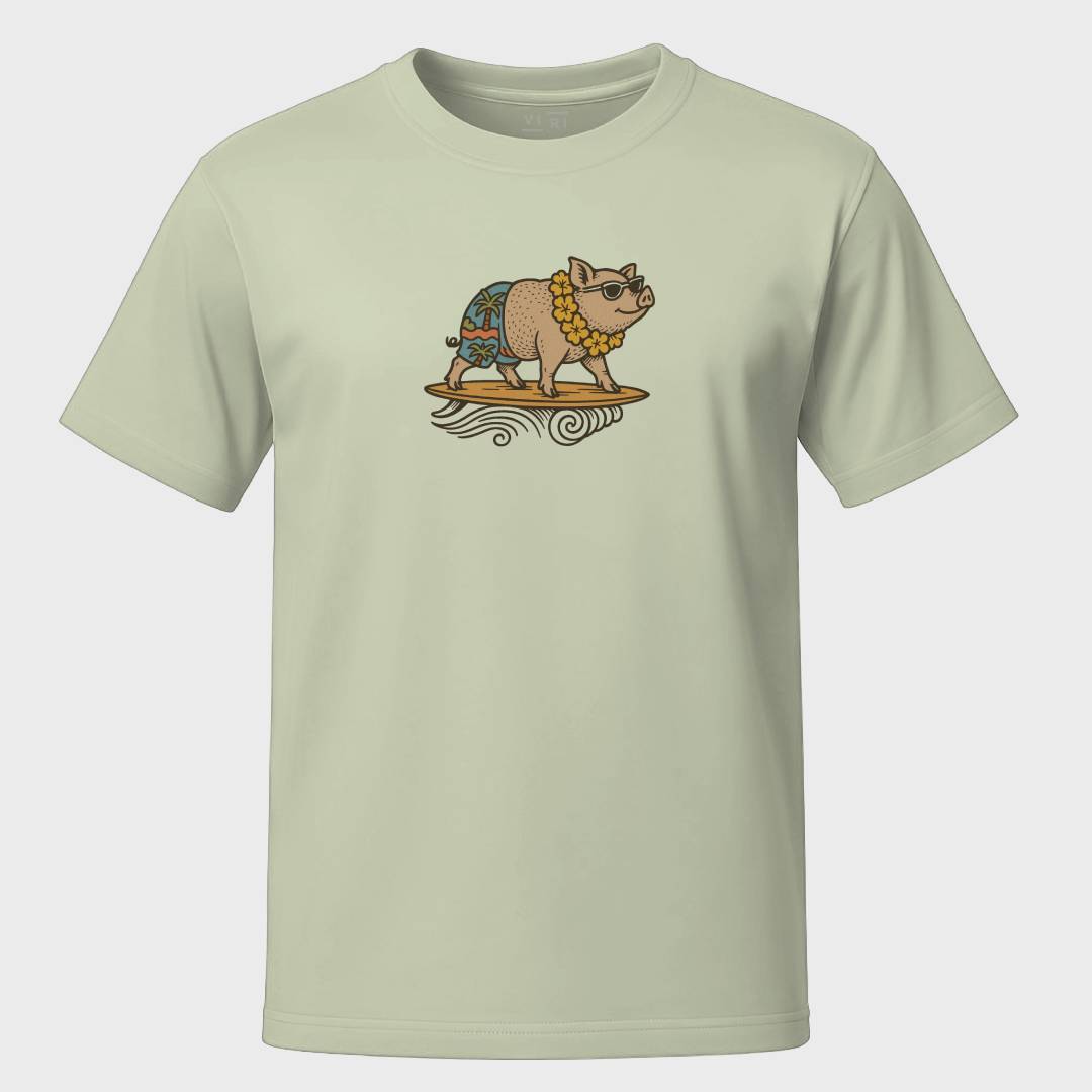 Lei’d Back Hog - Light Tee