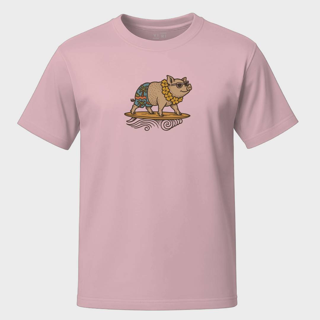 Lei’d Back Hog - Light Tee