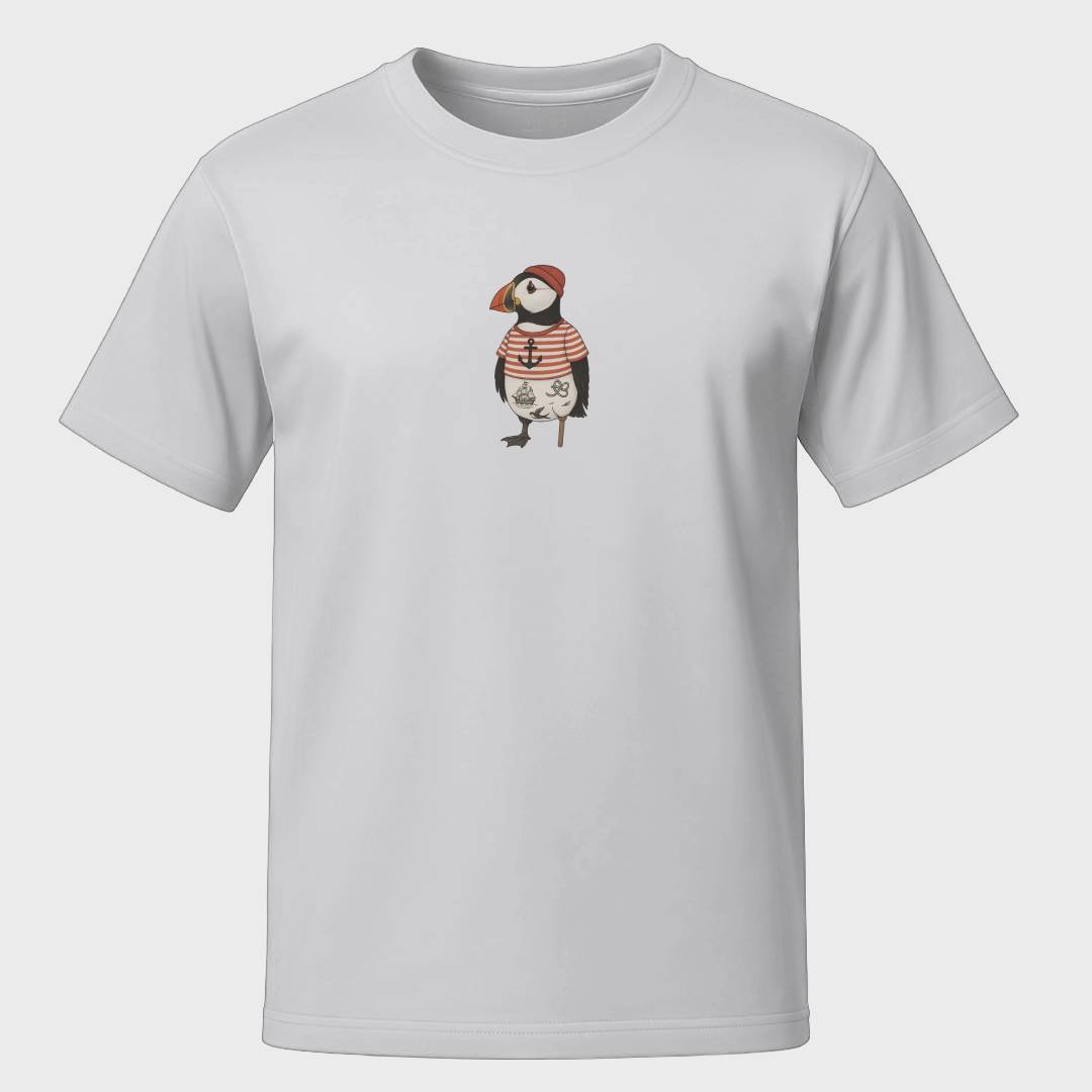 Salty Puffin - Light Tee