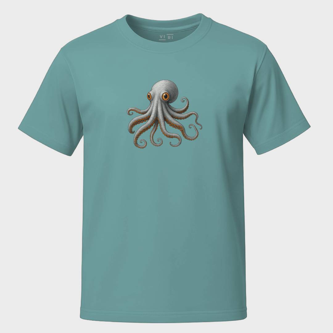 White Octopus - Light Tee