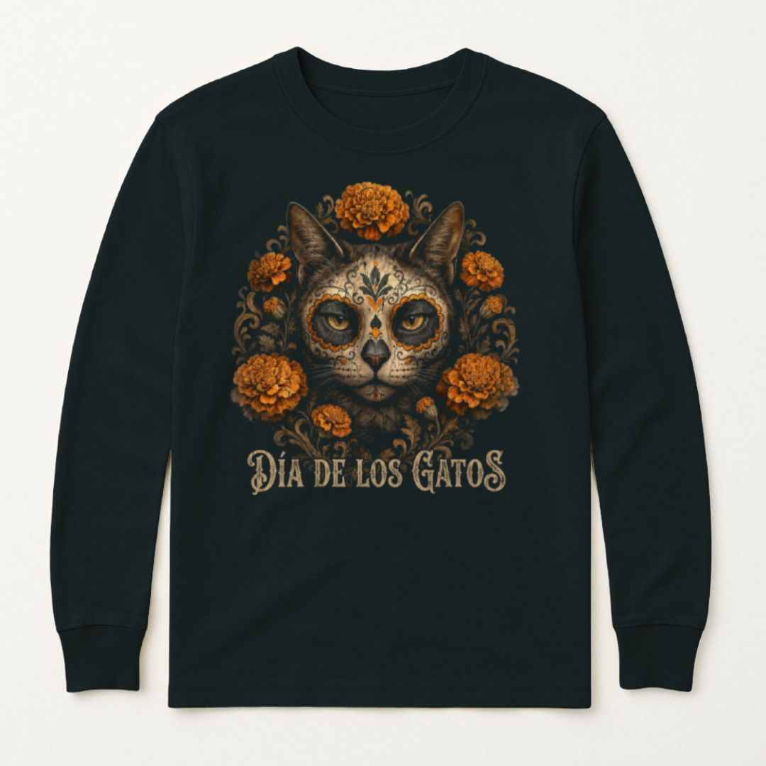Día de los Gatos - Long Sleeve Tee