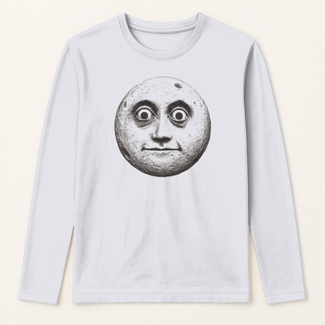 Moon Face - Long Sleeve Tee