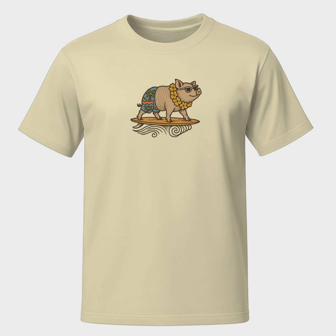 Lei’d Back Hog - Light Tee