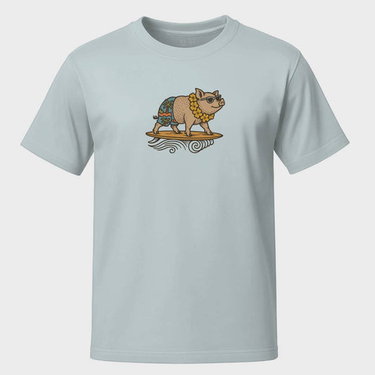 Lei’d Back Hog - Light Tee