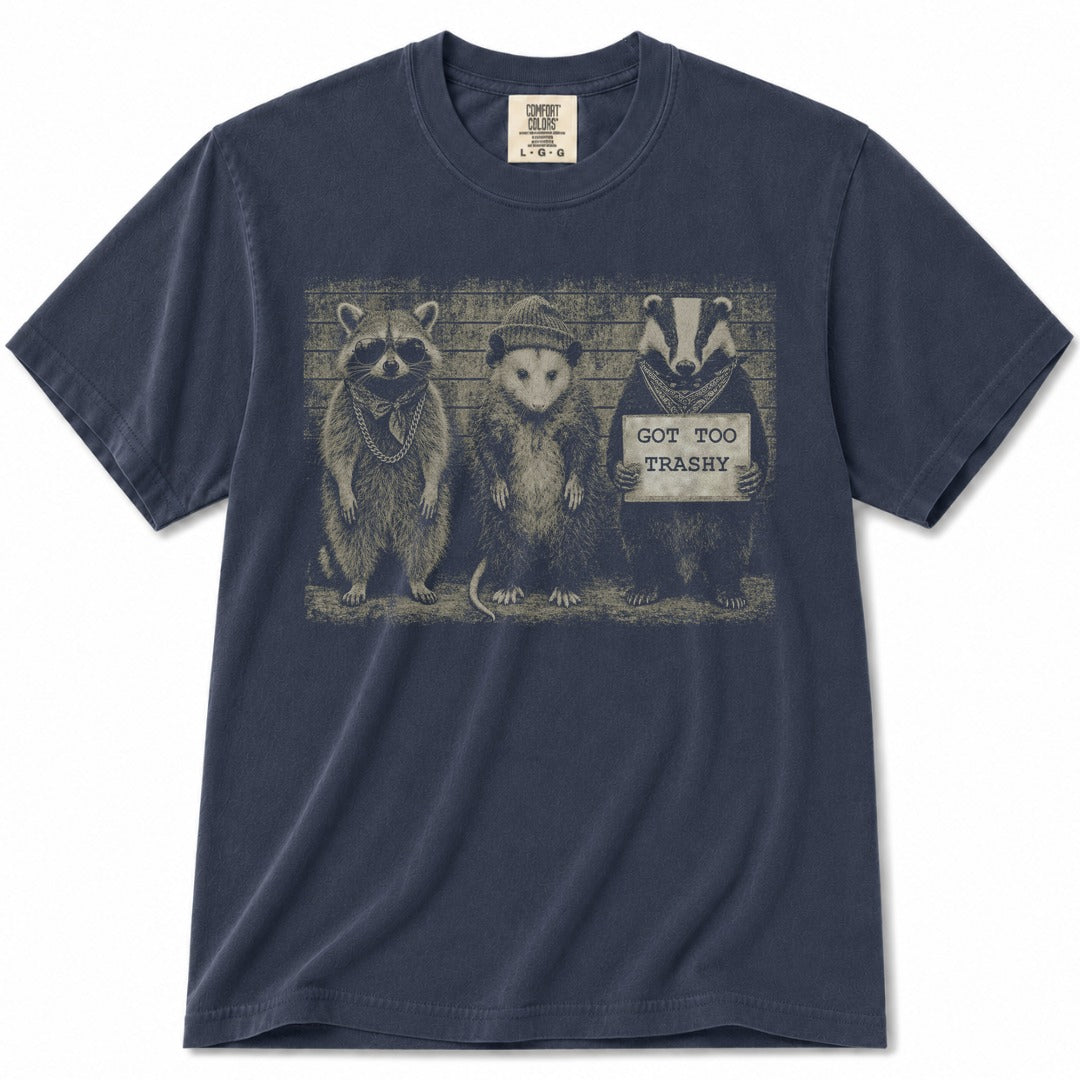 Got Too Trashy.png - Navy