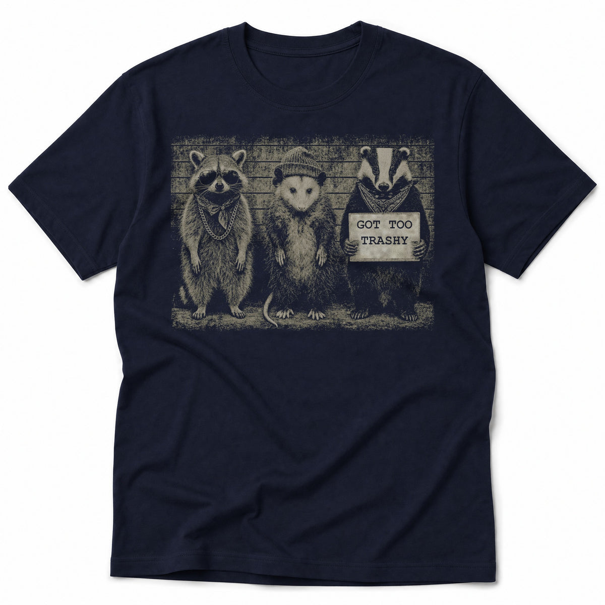 Got Too Trashy.png - Navy