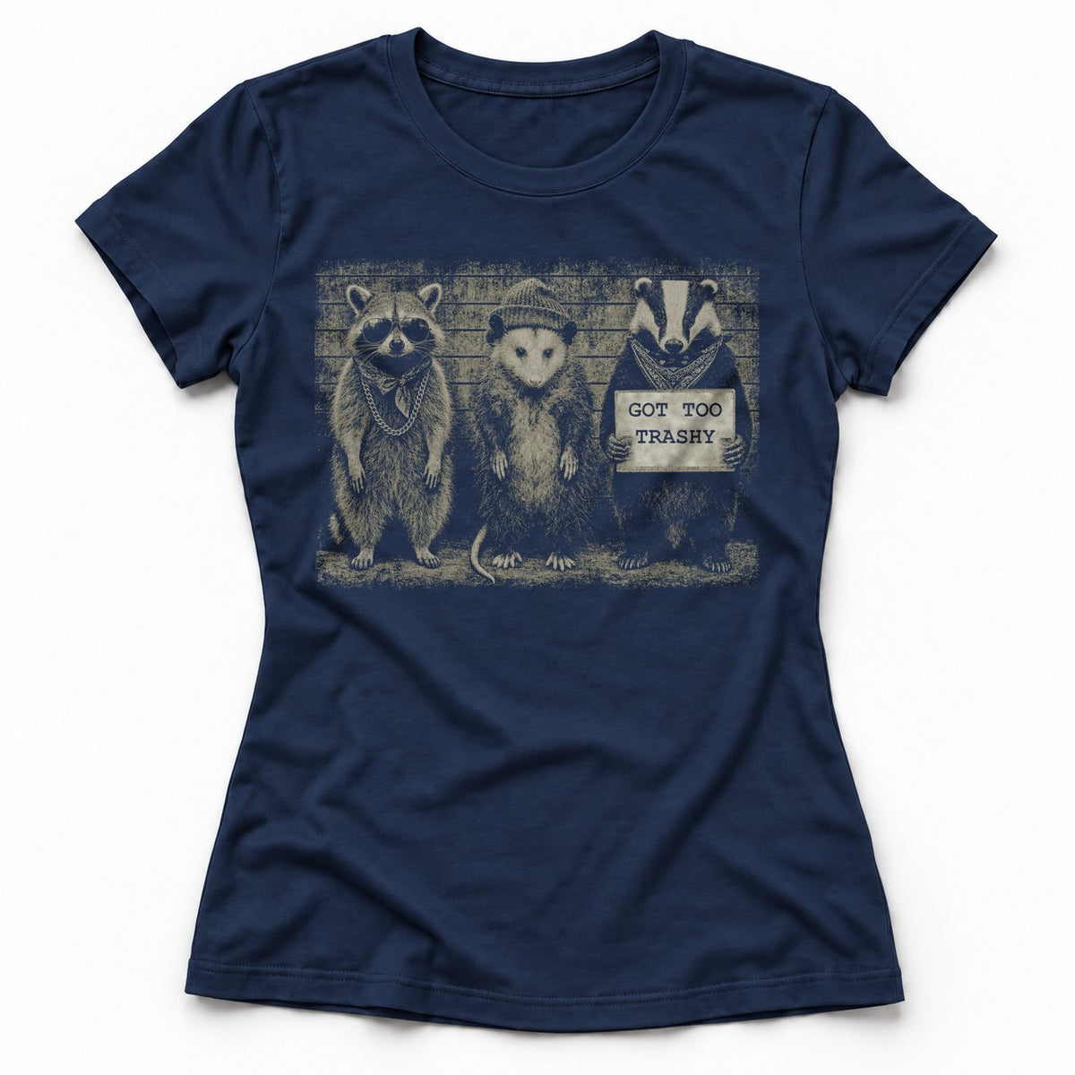 Got Too Trashy.png - Navy