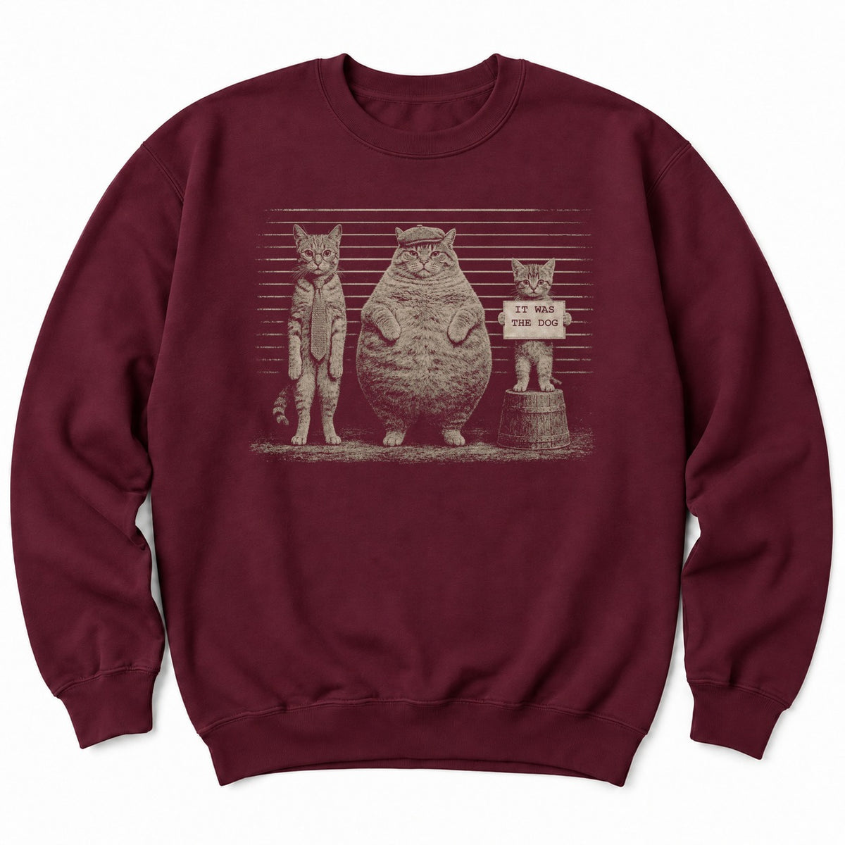 It Was The Dog.png - Maroon
