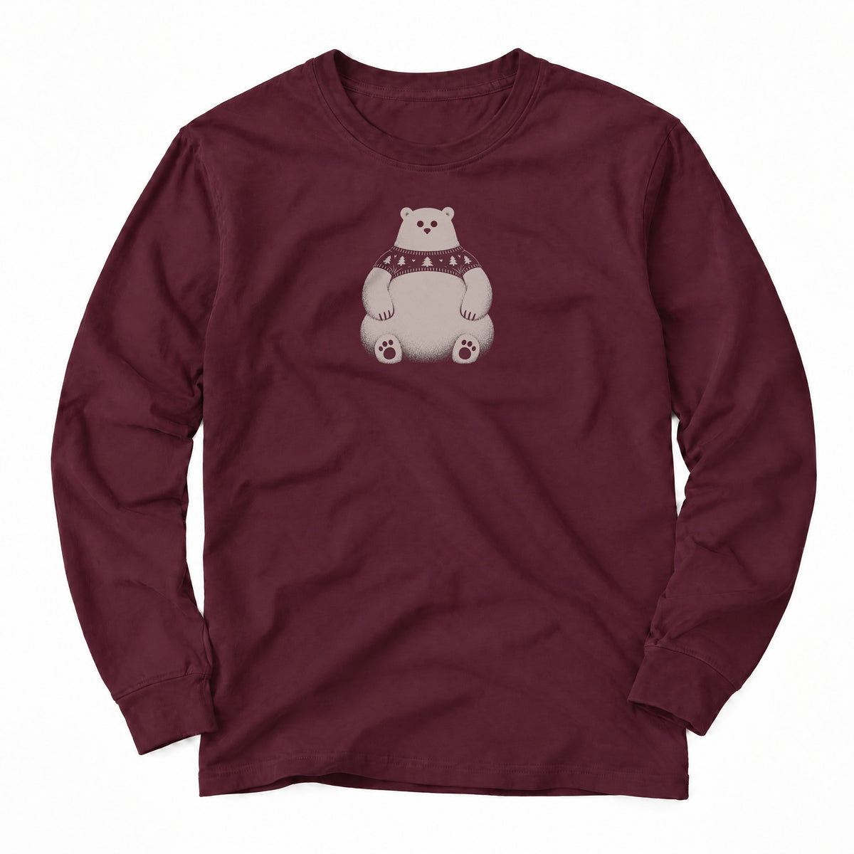 One Size.png - Maroon