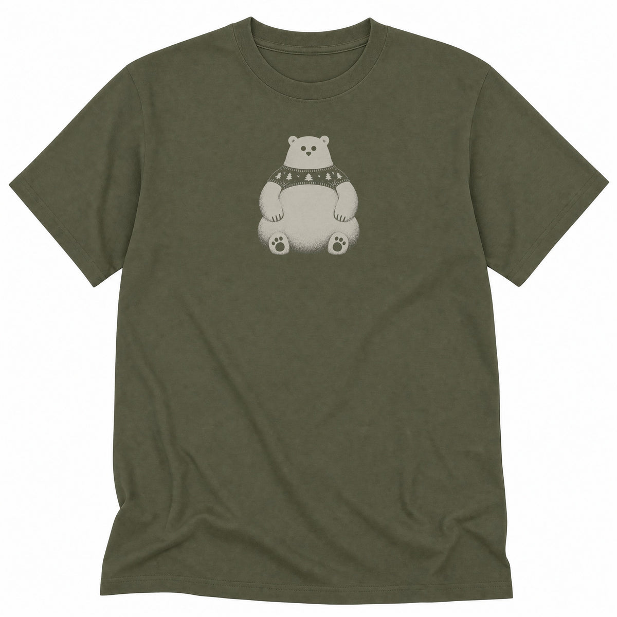 One Size.png - Military Green