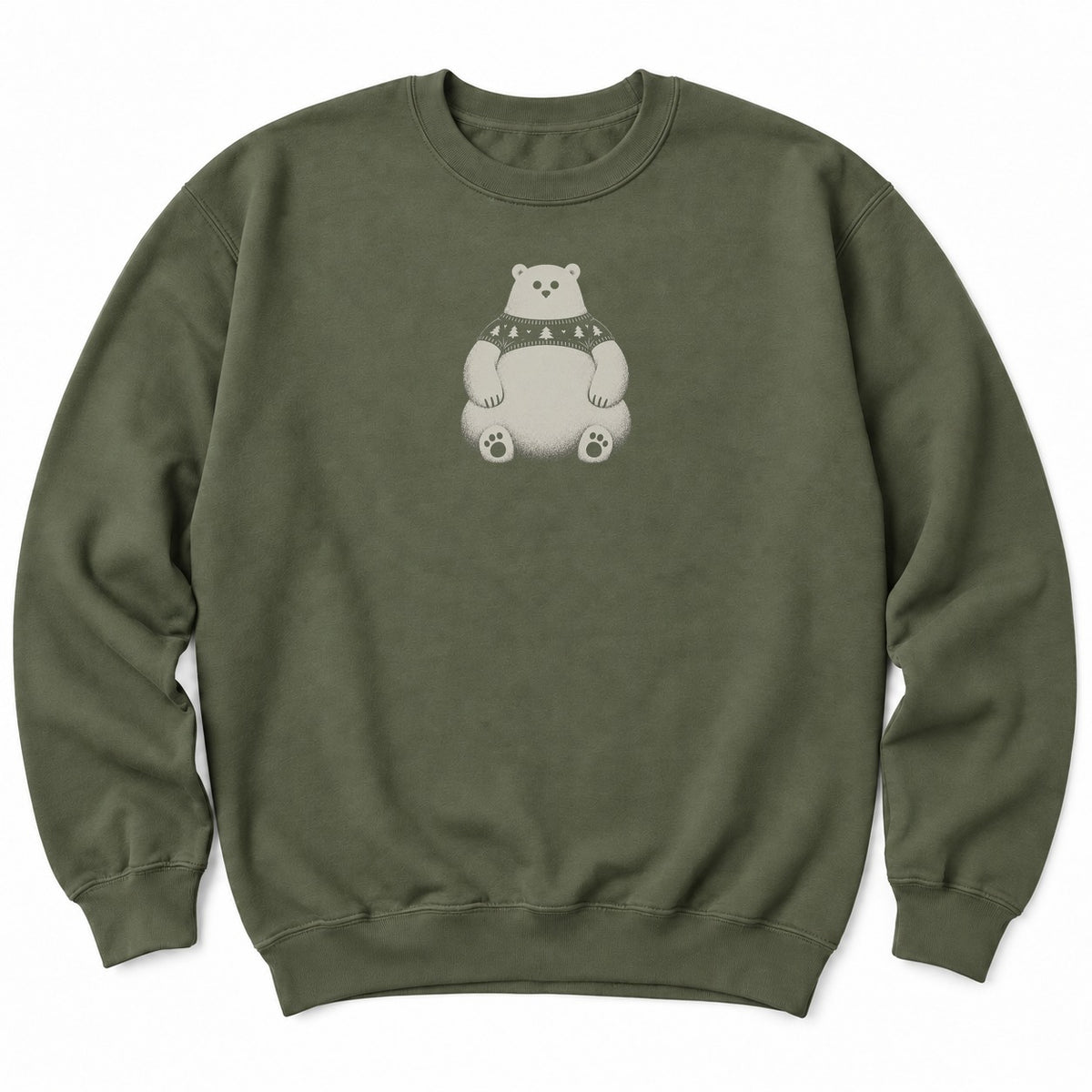 One Size.png - Military Green