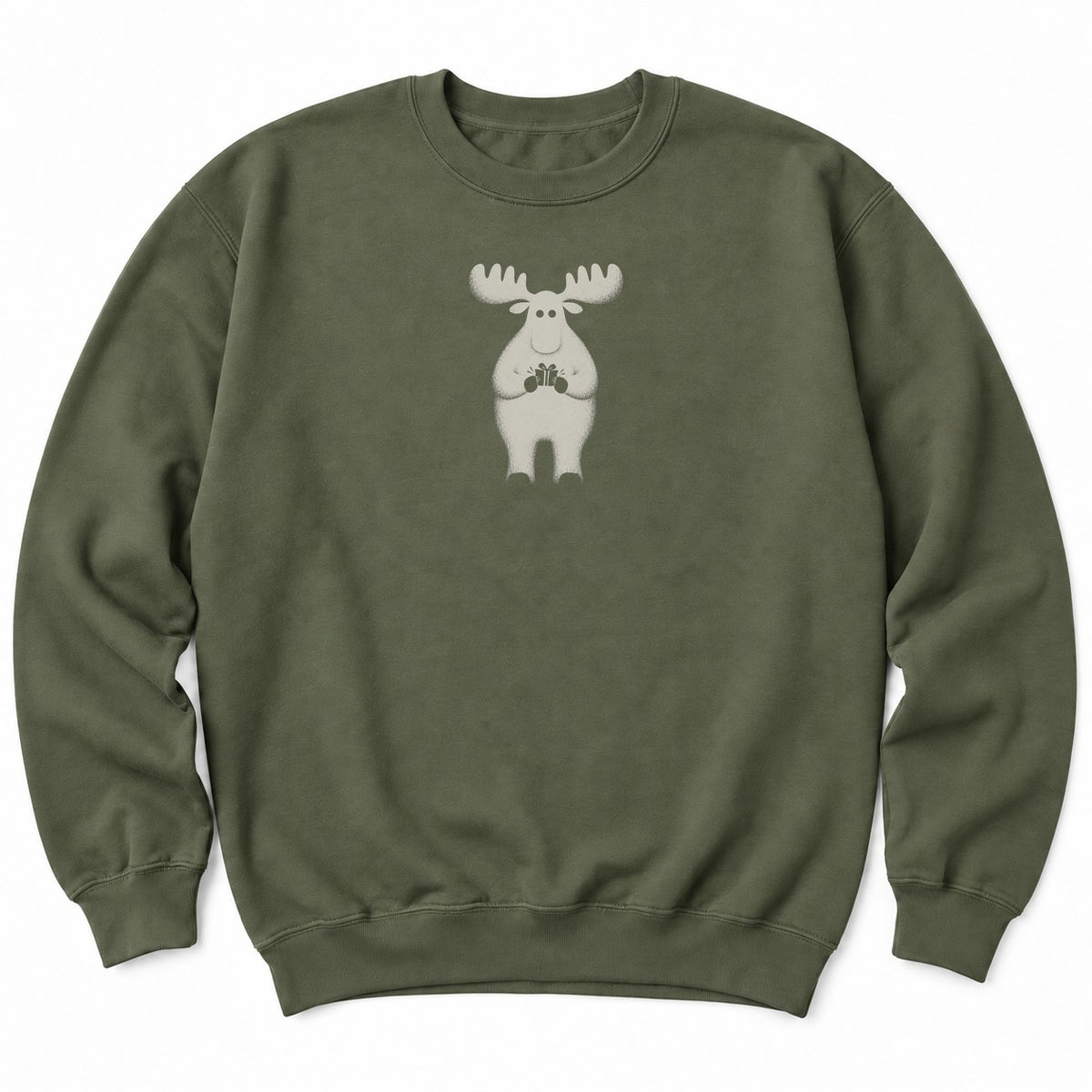 The Thought.png - Military Green