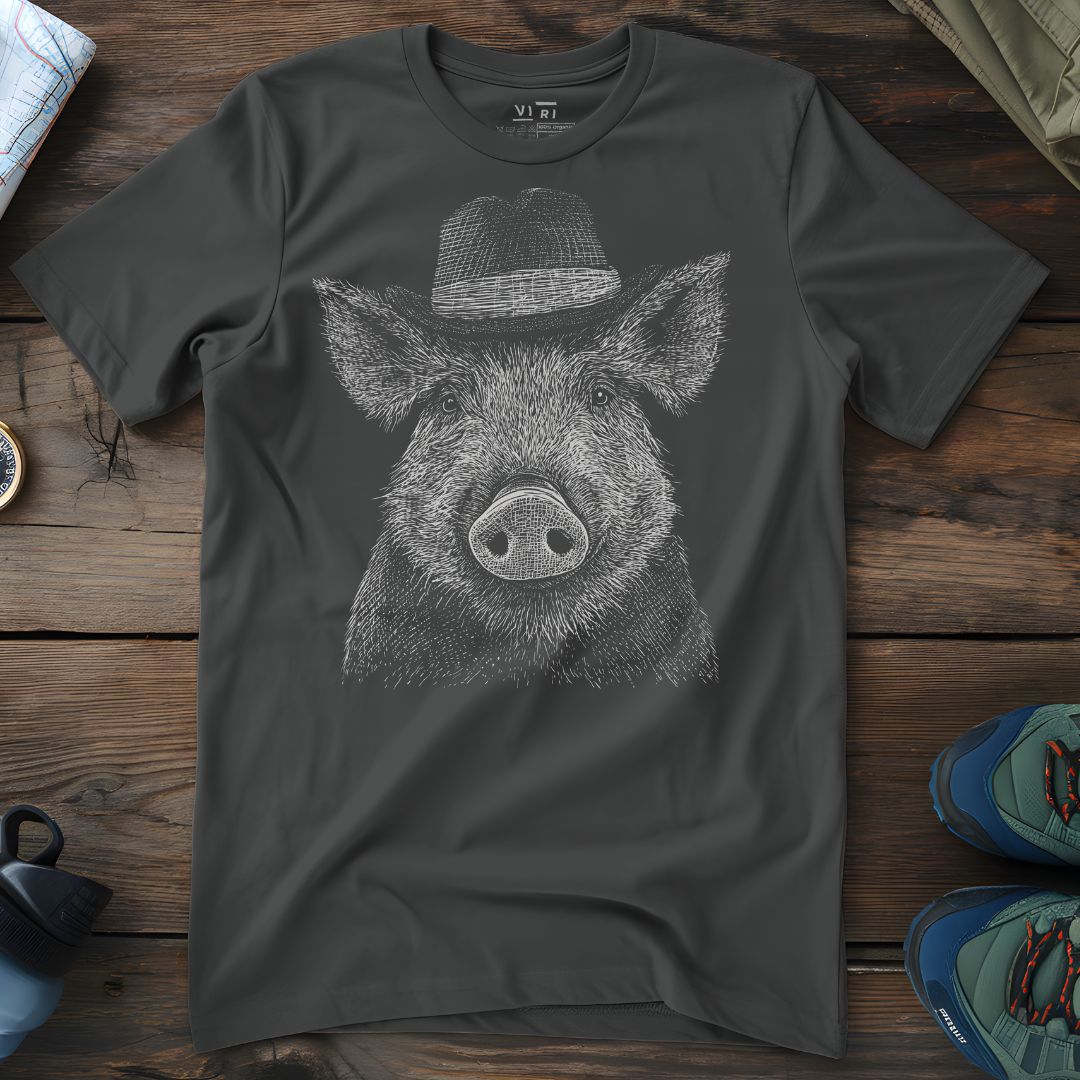 Viri Cotton Ltd. T-Shirt Anthracite / 2XS Boar T-Shirt