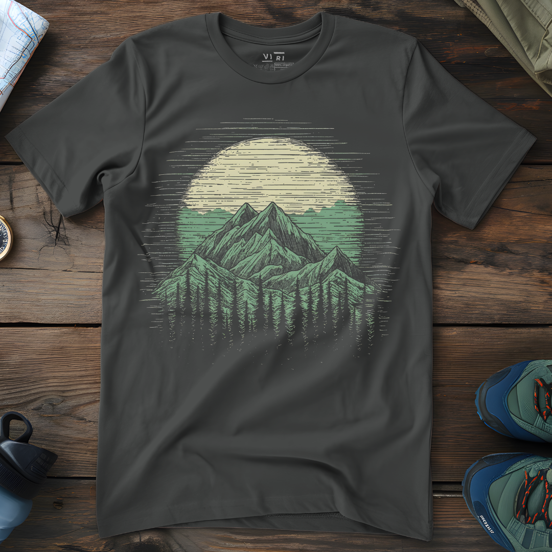 Viri Cotton Ltd. T-Shirt Anthracite / 2XS Misty Mountains T-Shirt