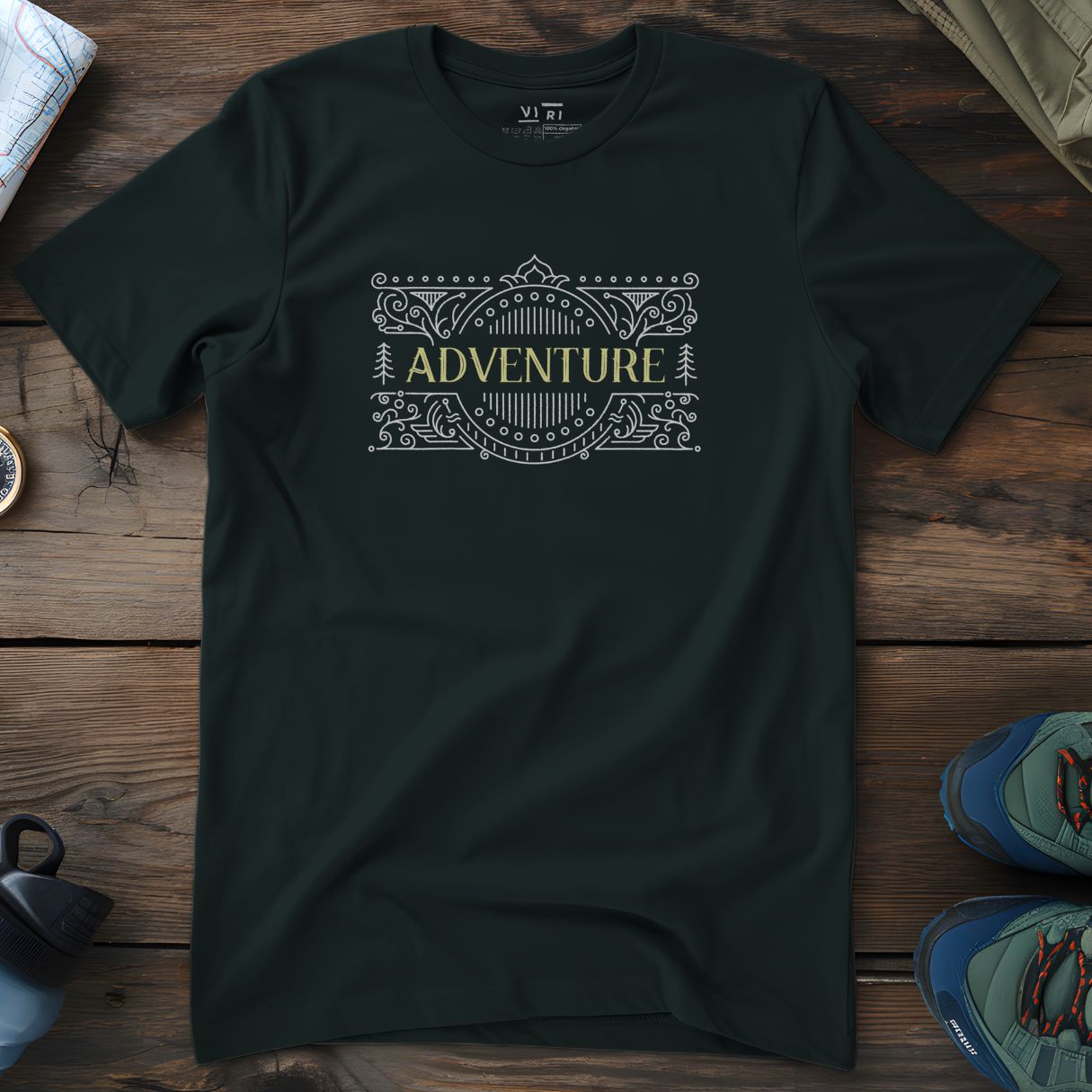 Viri Cotton Ltd. T-Shirt Black / 2XS Adventure T-Shirt