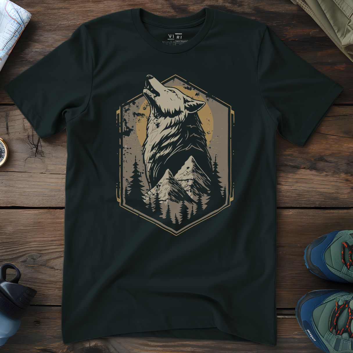 Viri Cotton Ltd. T-Shirt Black / 2XS Call Of The Mountains T-Shirt