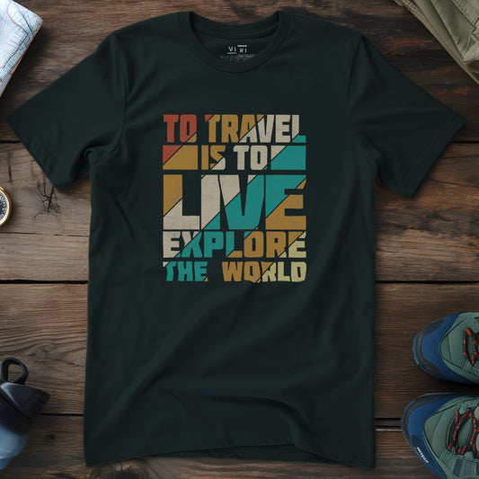 Viri Cotton Ltd. T-Shirt Black / 2XS Explore The World T-Shirt