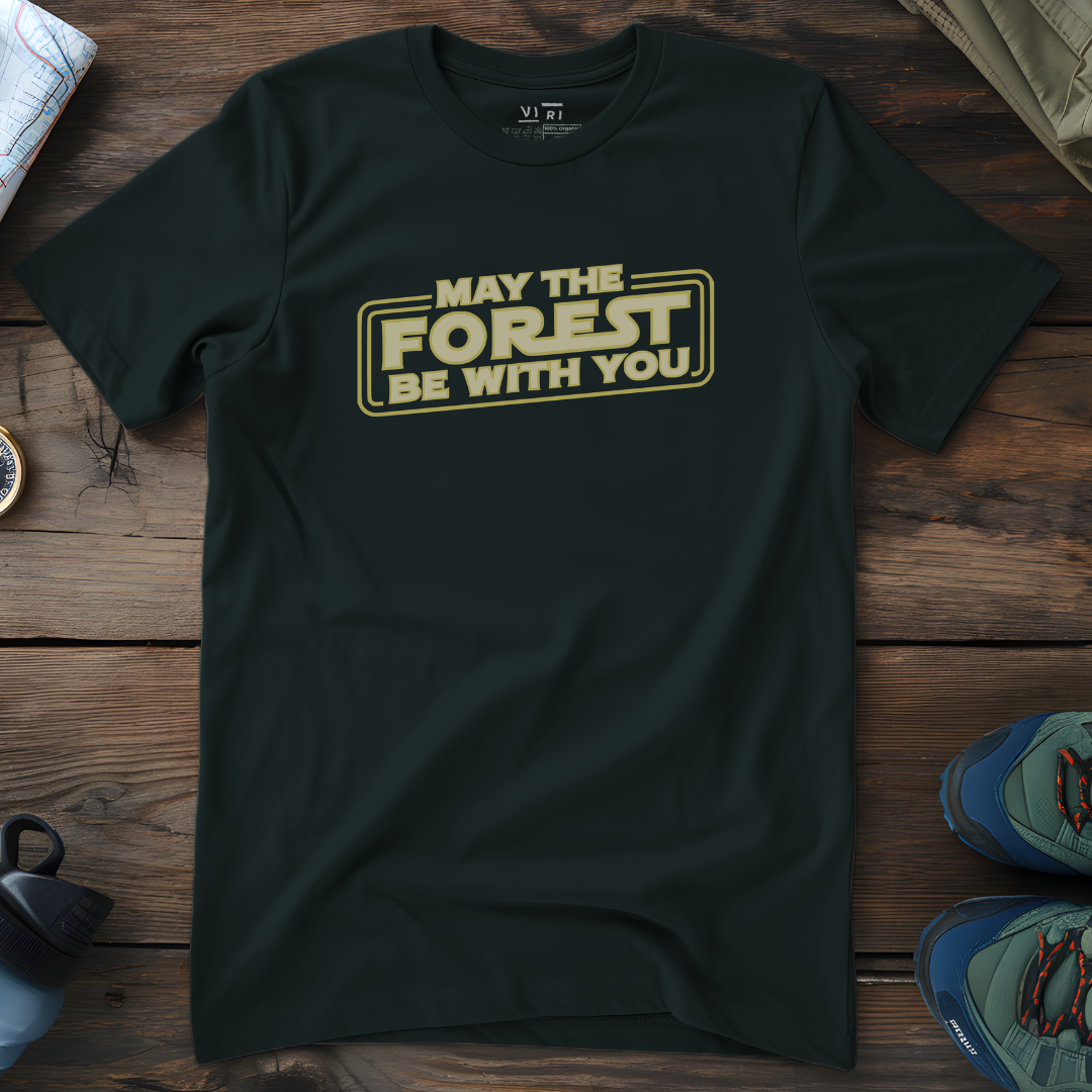 Viri Cotton Ltd. T-Shirt Black / 2XS May The Forest Be With You T-Shirt