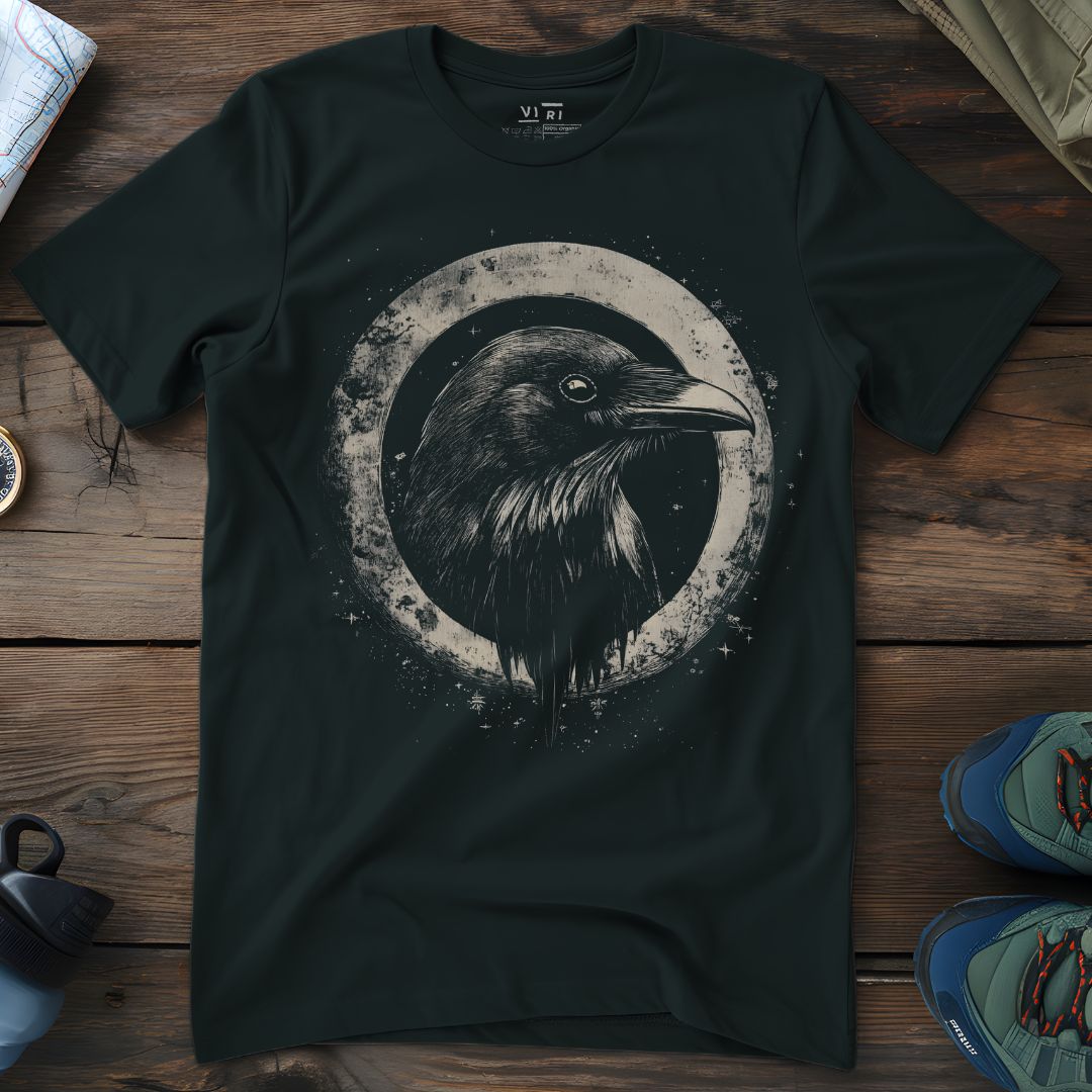 Viri Cotton Ltd. T-Shirt Black / 2XS Raven Circle T-Shirt