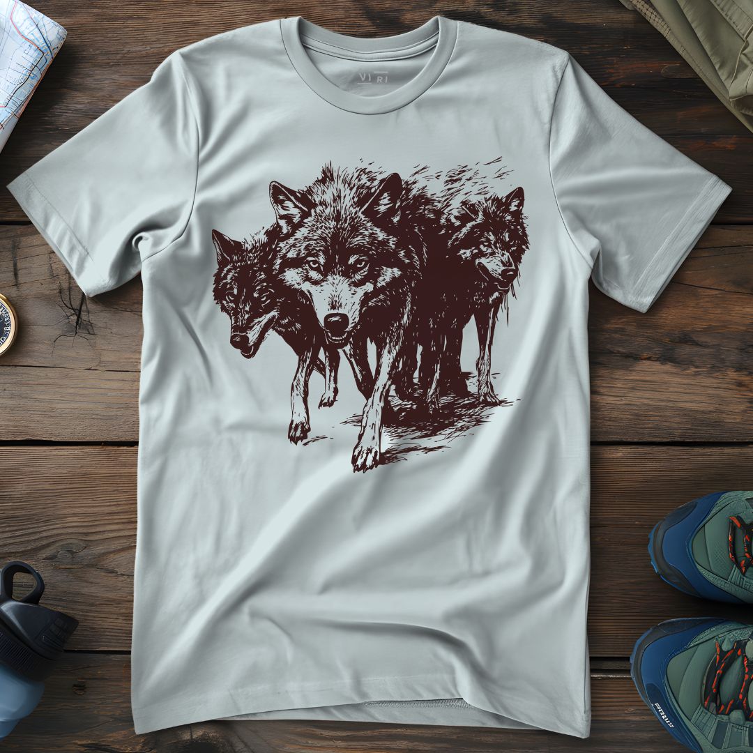 Viri Cotton Ltd. T-Shirt Blue Ice / 2XS Wolf Pack T-Shirt