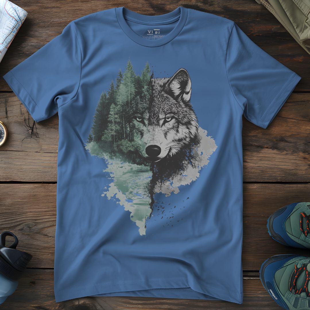 Viri Cotton Ltd. T-Shirt Bright Blue / 2XS Hybrid Wolf T-Shirt