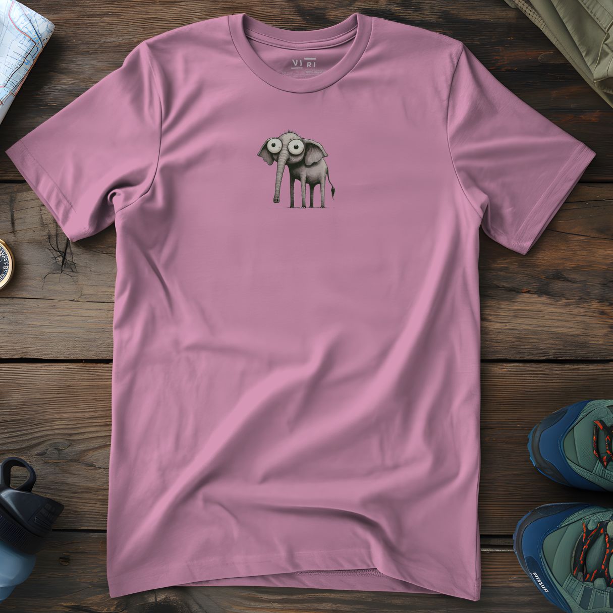 Viri Cotton Ltd. T-Shirt Bubble Pink / 2XS Elephant T-Shirt