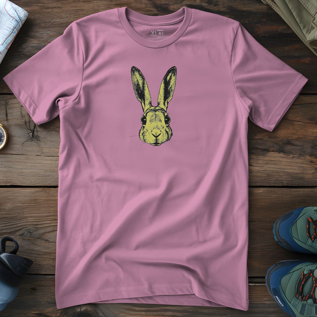 Viri Cotton Ltd. T-Shirt Bubble Pink / 2XS Yellow Head Hare T-Shirt