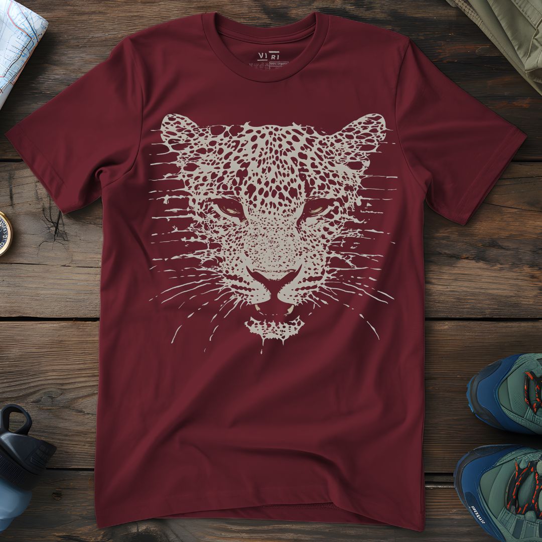 Viri Cotton Ltd. T-Shirt Burgundy / 2XS Jaguar Cream T-Shirt