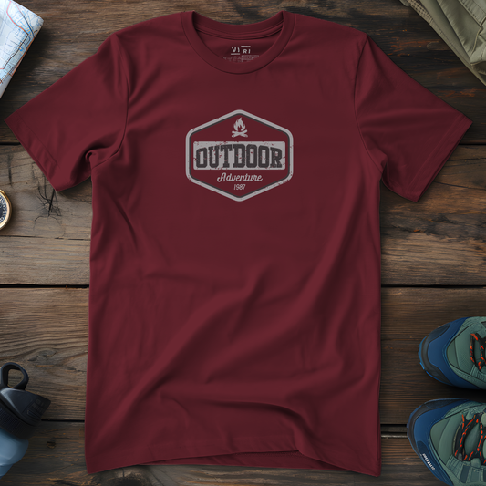 Viri Cotton Ltd. T-Shirt Burgundy / 2XS Outdoor T-Shirt