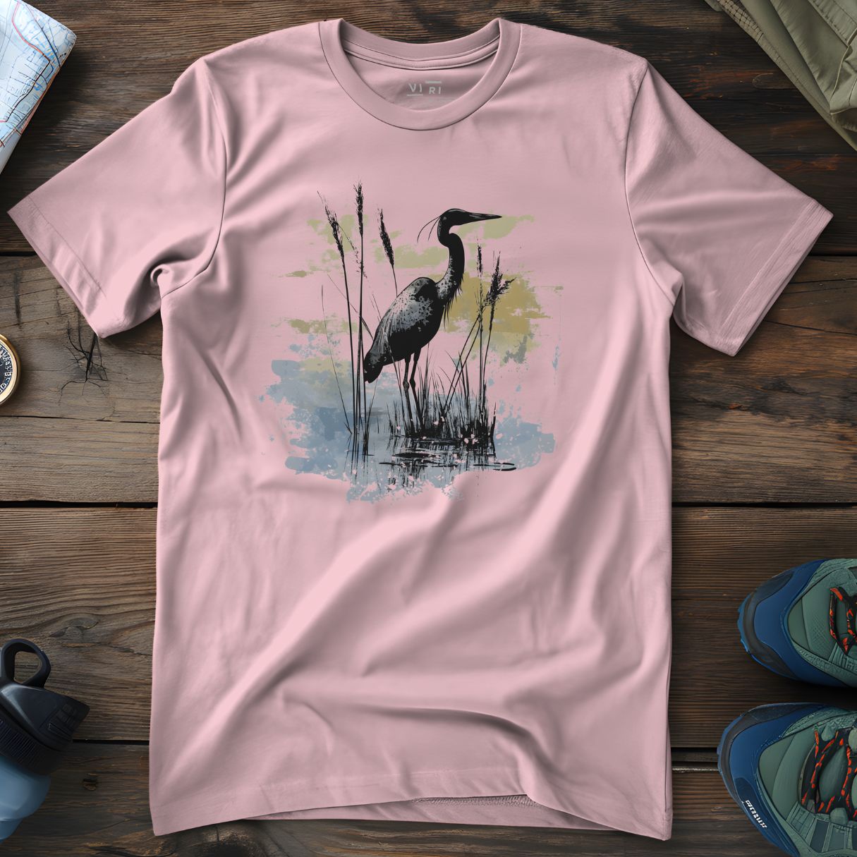 Viri Cotton Ltd. T-Shirt Cotton Pink / 2XS Heron & Reeds T-Shirt