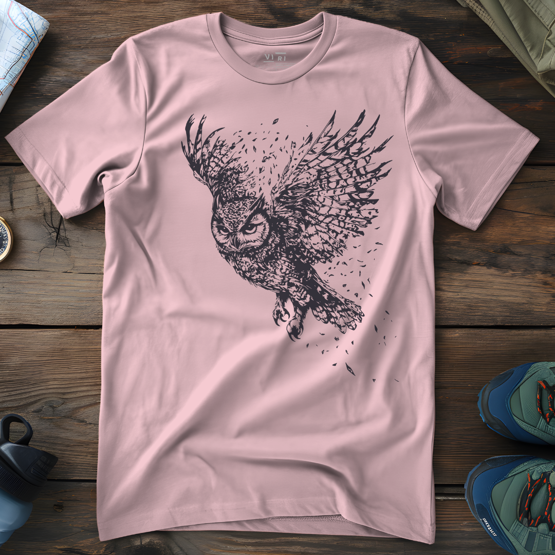 Viri Cotton Ltd. T-Shirt Cotton Pink / 2XS Night Flight T-Shirt