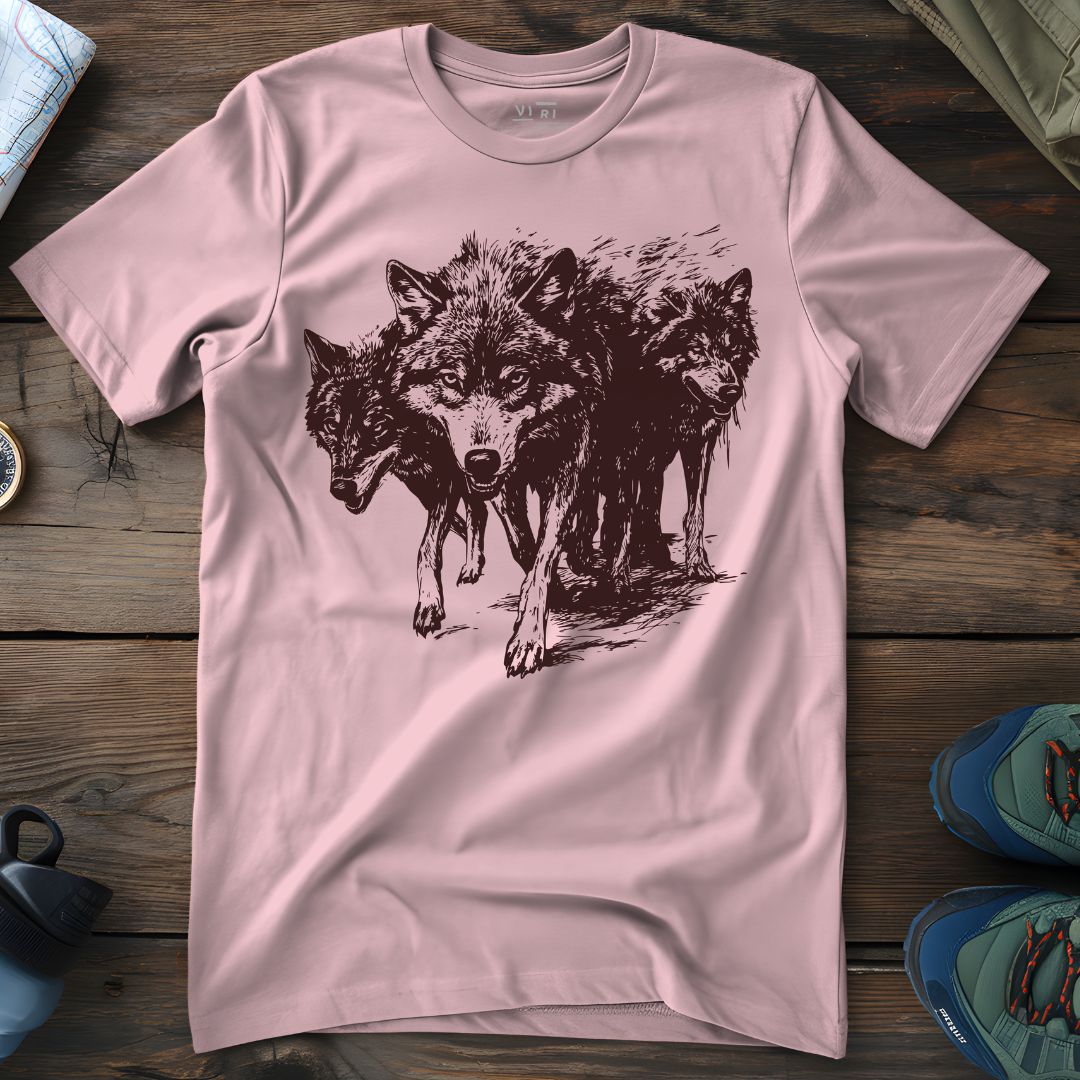 Viri Cotton Ltd. T-Shirt Cotton Pink / 2XS Wolf Pack T-Shirt