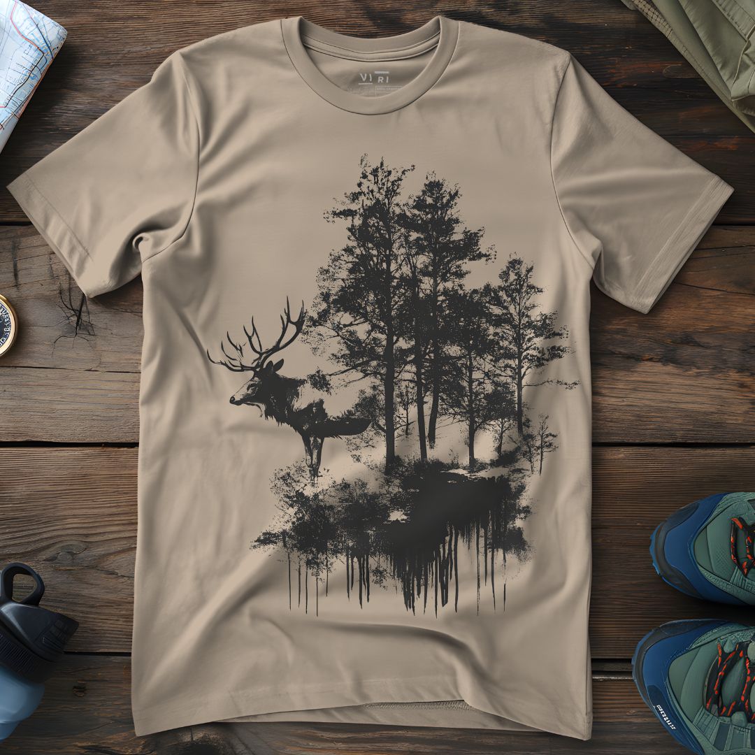 Viri Cotton Ltd. T-Shirt Desert Dust / 2XS Dark Stag T-Shirt