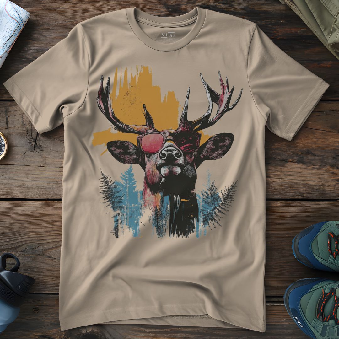 Viri Cotton Ltd. T-Shirt Desert Dust / 2XS Red Stag T-Shirt