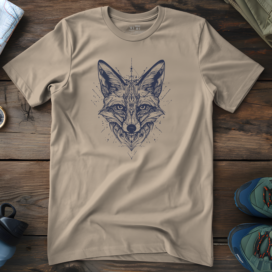 Viri Cotton Ltd. T-Shirt Desert Dust / 2XS Tribal Fox T-Shirt