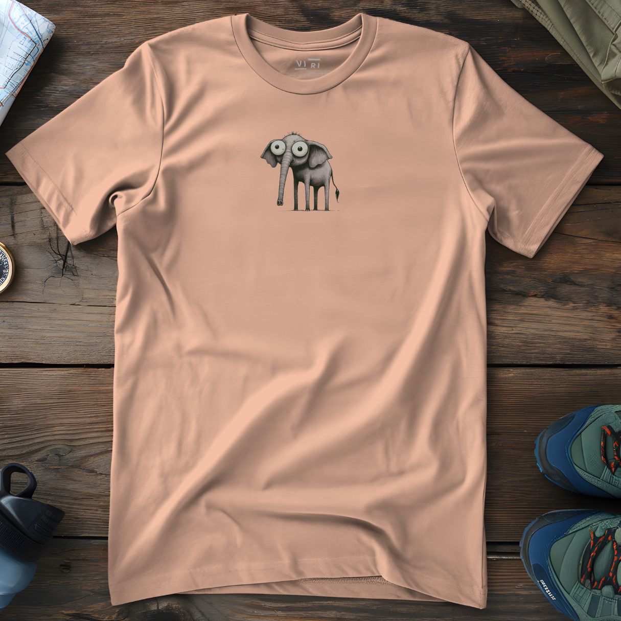 Viri Cotton Ltd. T-Shirt Fraiche Peche / 2XS Elephant T-Shirt