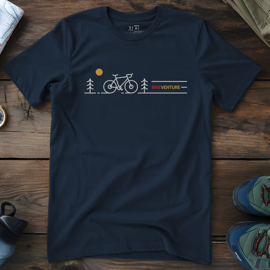 Viri Cotton Ltd. T-Shirt French Navy / 2XS Biking T-Shirt