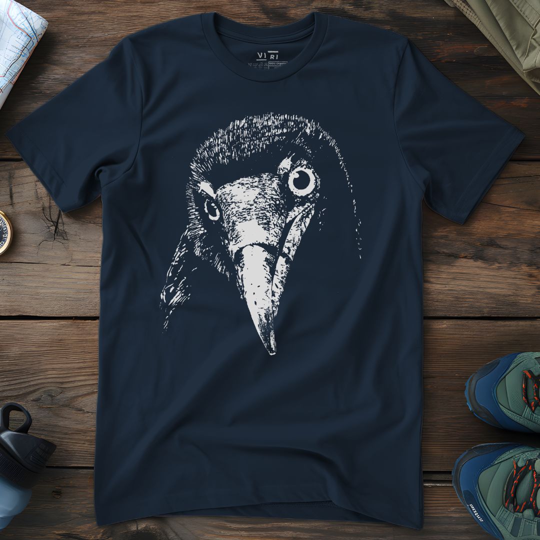 Viri Cotton Ltd. T-Shirt French Navy / 2XS Bird Face T-Shirt