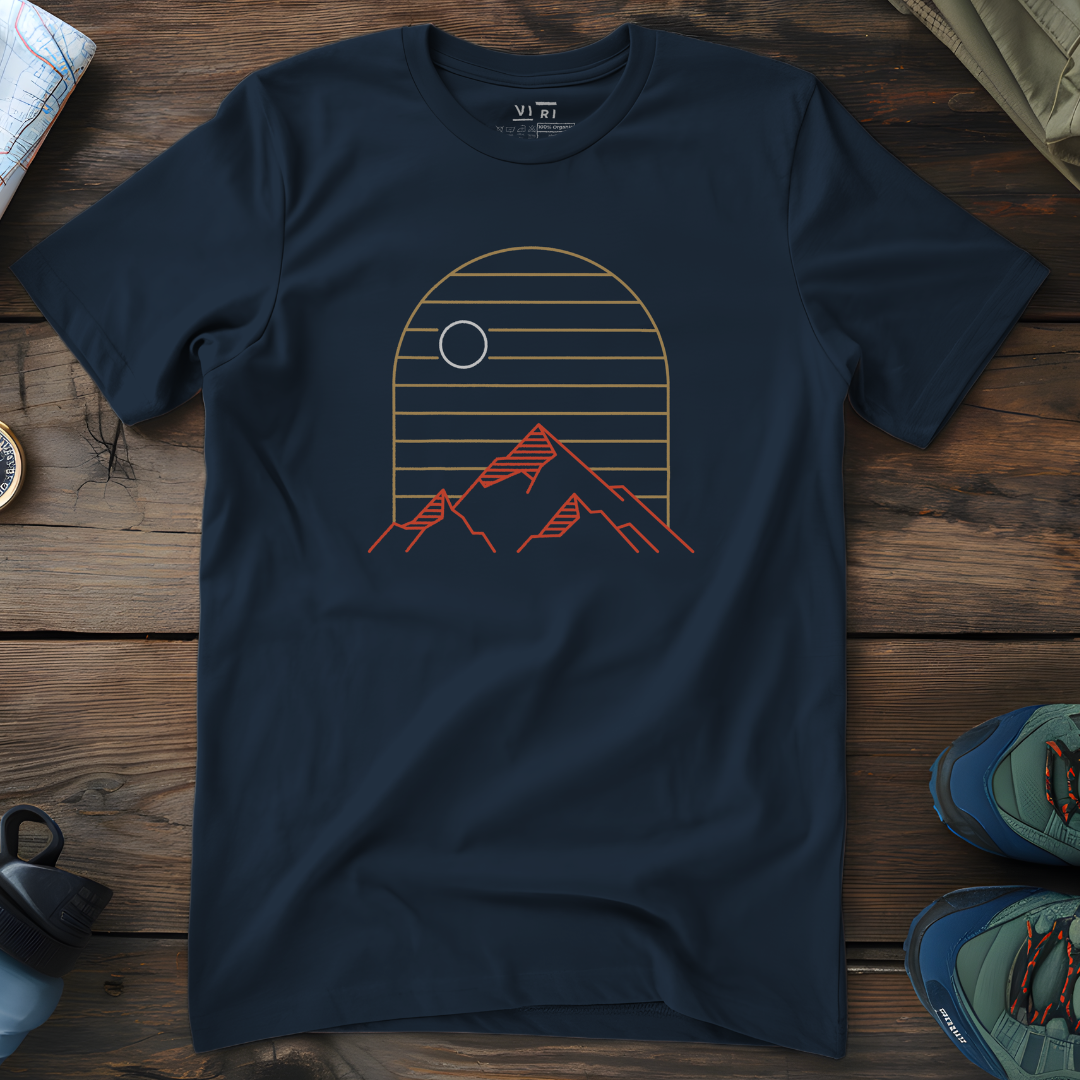 Viri Cotton Ltd. T-Shirt French Navy / 2XS Mountains Are Calling T-Shirt