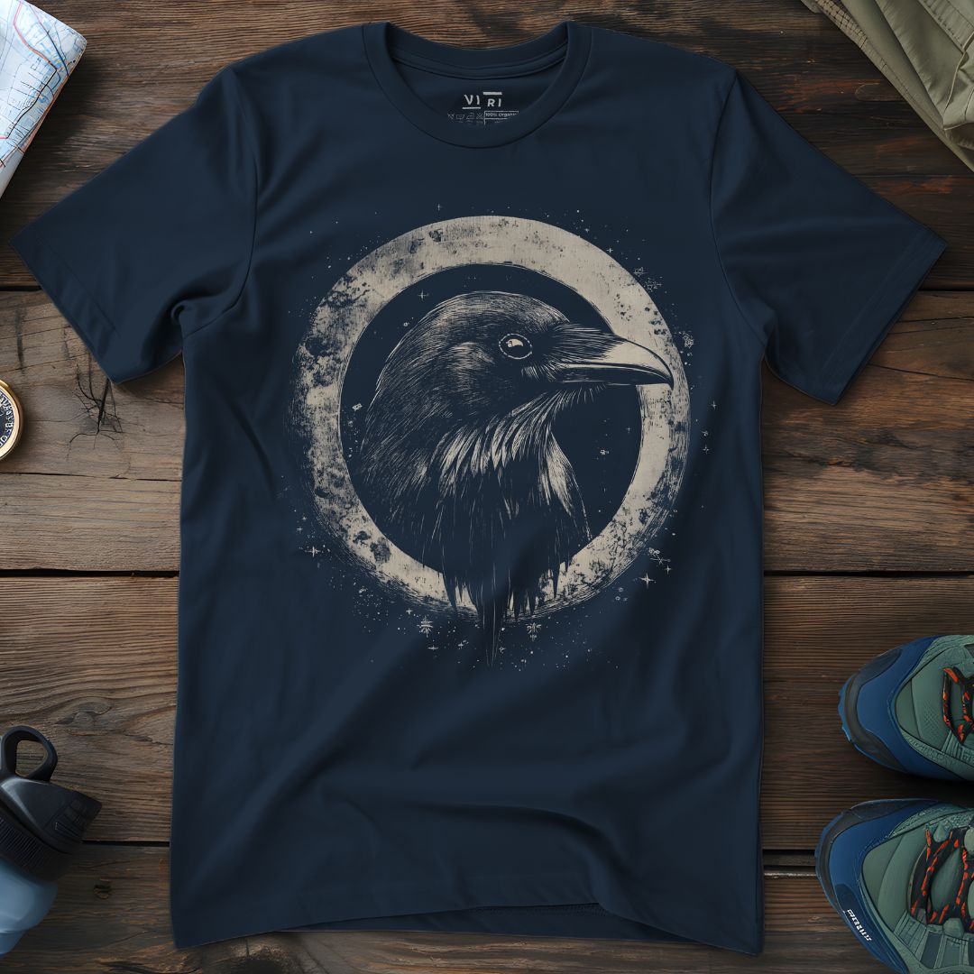 Viri Cotton Ltd. T-Shirt French Navy / 2XS Raven Circle T-Shirt