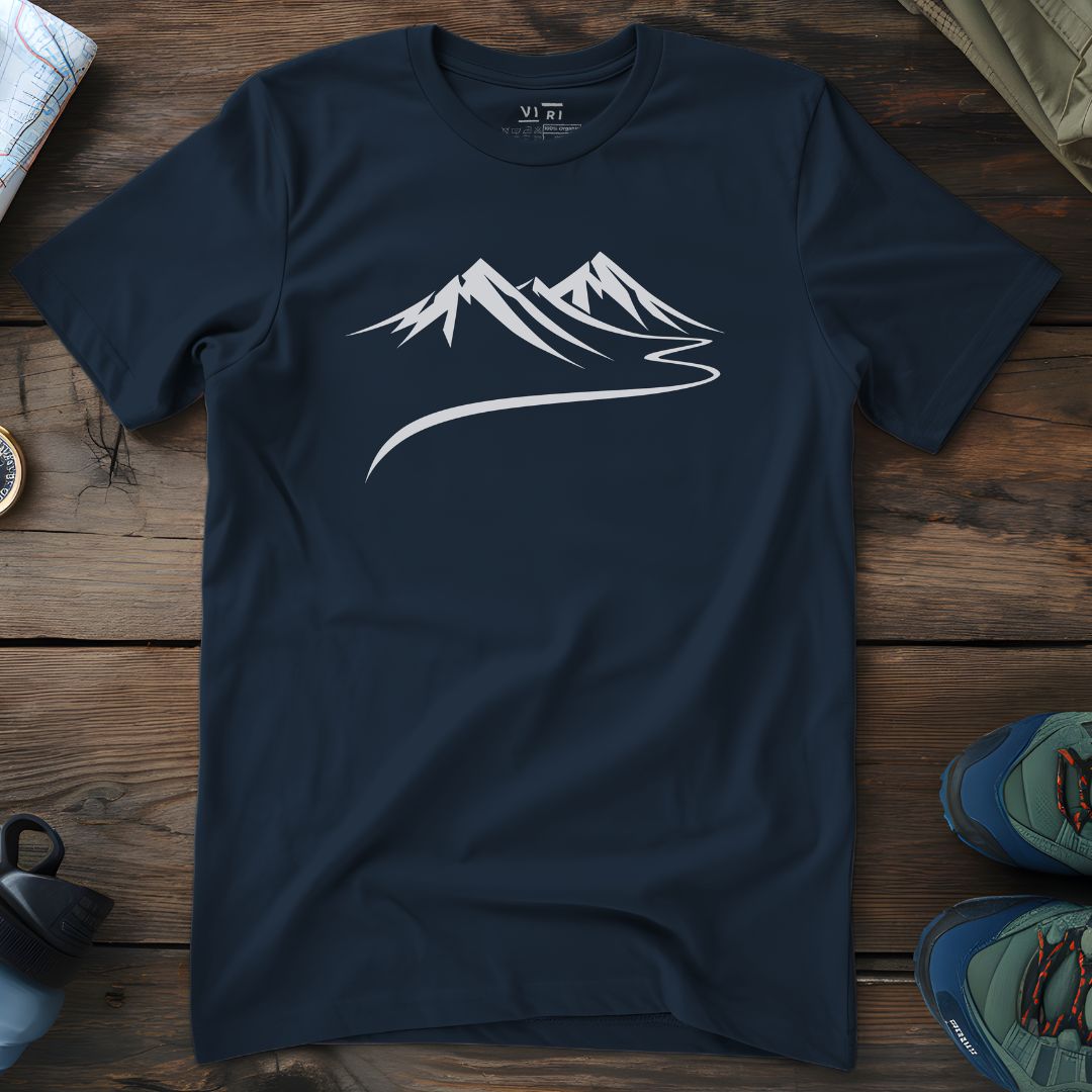 Viri Cotton Ltd. T-Shirt French Navy / 2XS River Mountain T-Shirt