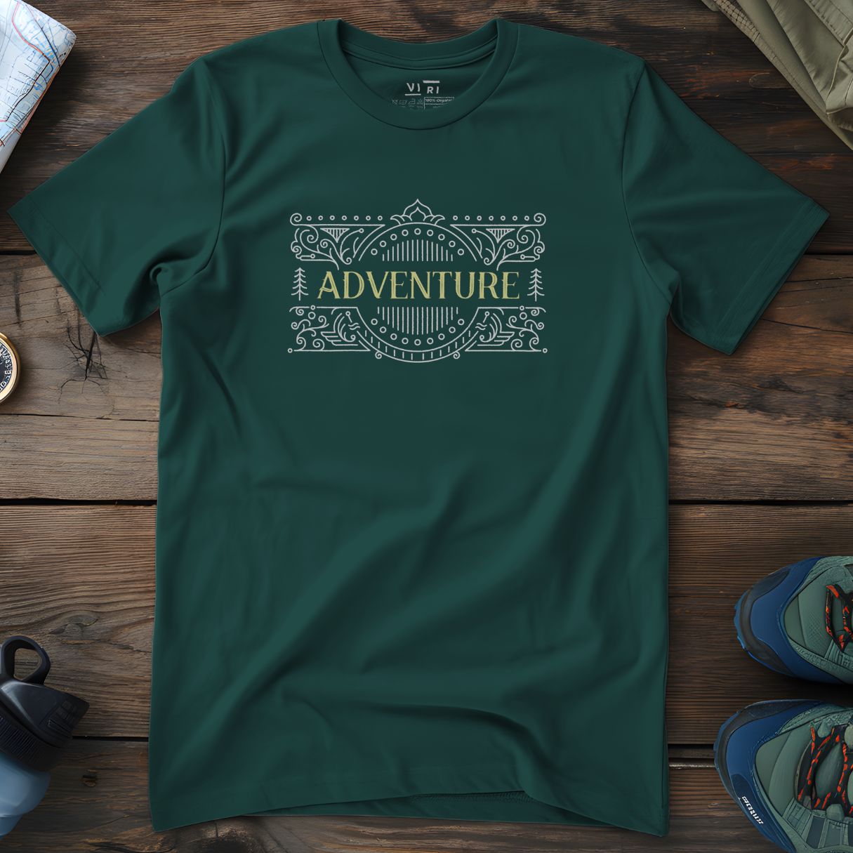 Viri Cotton Ltd. T-Shirt Glazed Green / 2XS Adventure T-Shirt