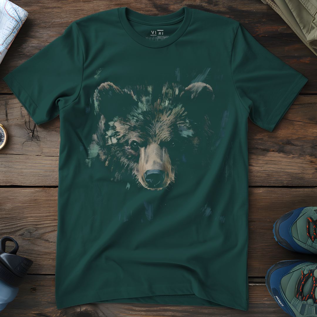 Viri Cotton Ltd. T-Shirt Glazed Green / 2XS Green Shadow Bear T-Shirt