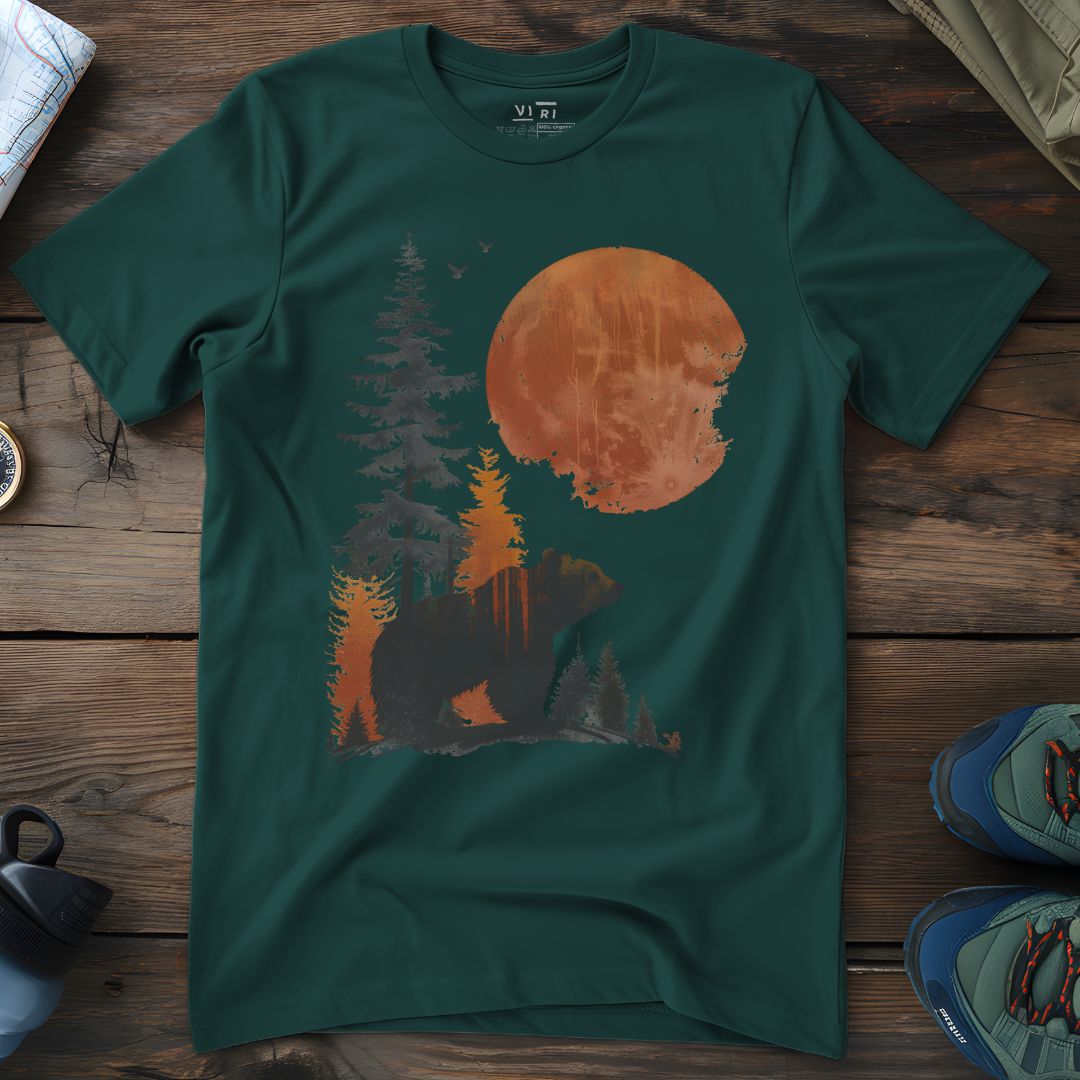 Viri Cotton Ltd. T-Shirt Glazed Green / 2XS Red Moon T-Shirt