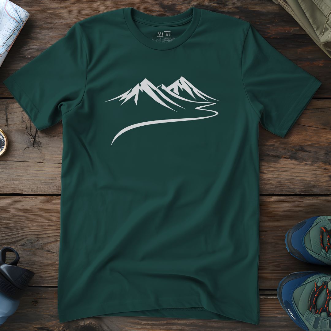 Viri Cotton Ltd. T-Shirt Glazed Green / 2XS River Mountain T-Shirt